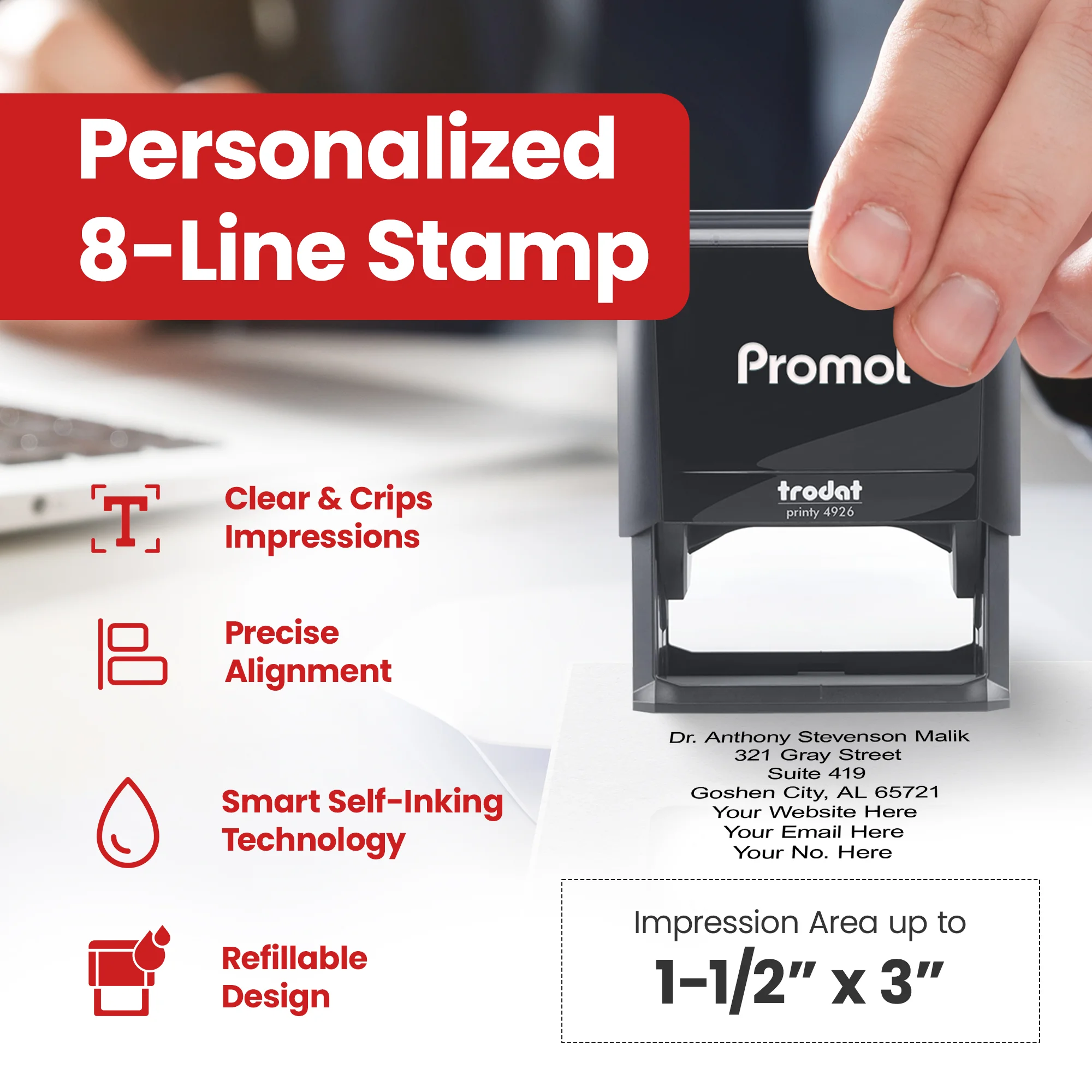 Up to 8-Lines Stamp (XX Large) hover